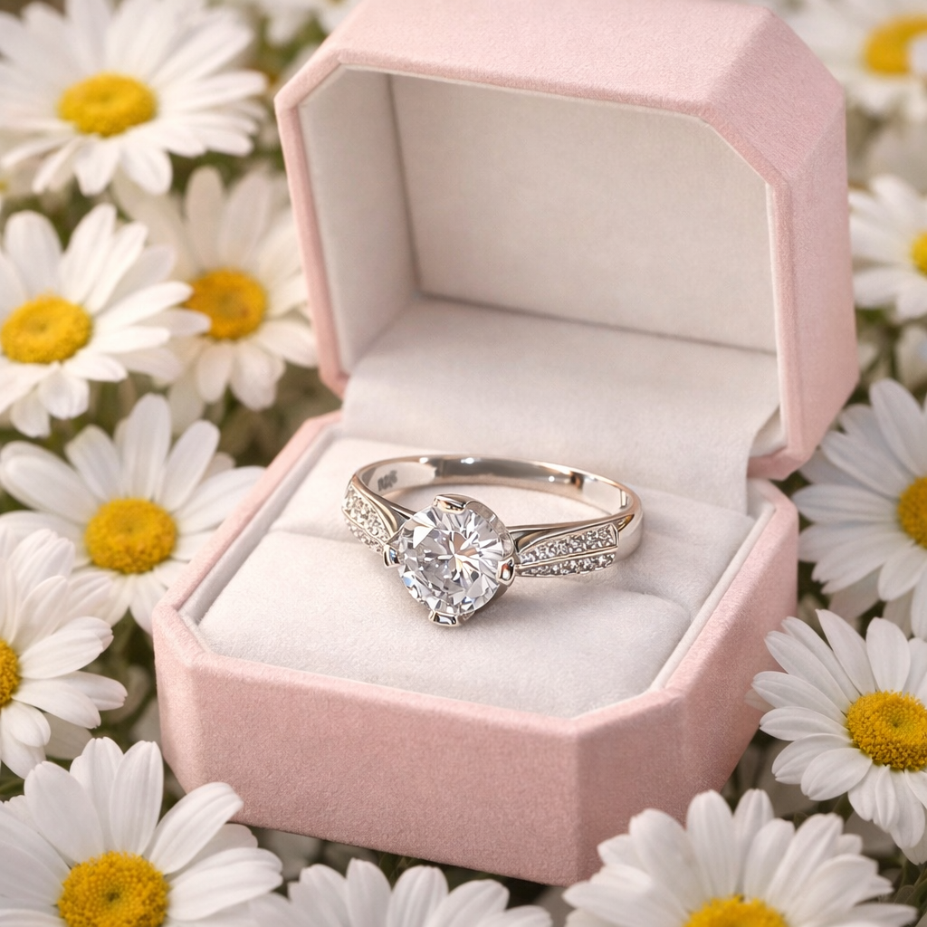 Eye Catching Sterling Silver 925 Cubic Zirconia Ring - Image 3