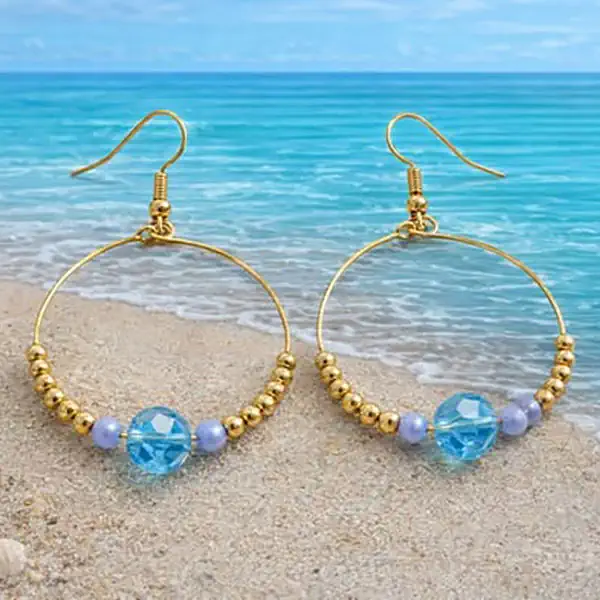 pair of earrings of summer