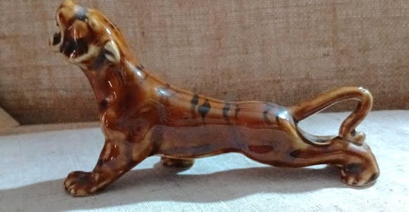 A Majestic & Muscular Brown Tiger Ornament - Image 5
