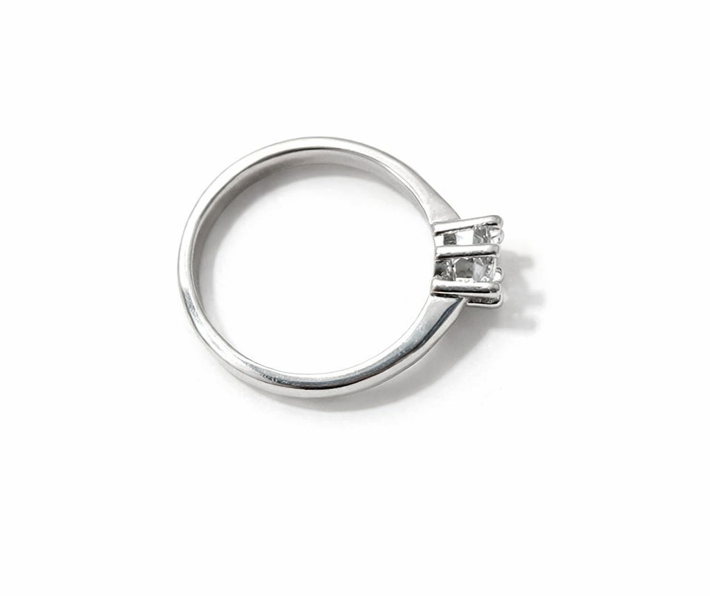 Petite Cubic Zirconia Ring – 925 Hallmarked Sterling Silver - Image 3