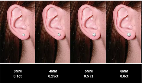 Sparkling 3mm Cubic Zirconia Stud Earrings – 925 Sterling Silver - Image 4