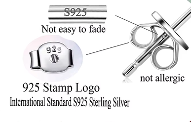 Sparkling 3mm Cubic Zirconia Stud Earrings – 925 Sterling Silver - Image 3