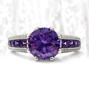 Handcrafted 925 Silver Amethyst Ring – Timeless Beauty