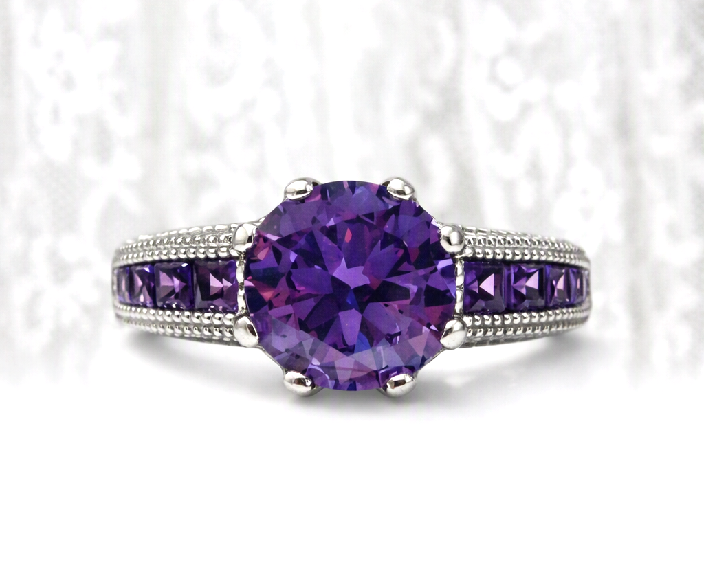 Handcrafted 925 Silver Amethyst Ring – Timeless Beauty
